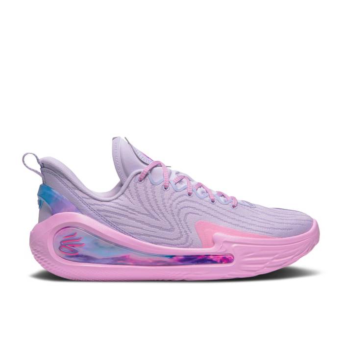 Curry Brand 【 Curry Flow 12 \u0027Curry Tour\u0027 Men Pink/Purple 】 カリー 流出受け答え メンズ pink さくら色 Purple 紫・パープル