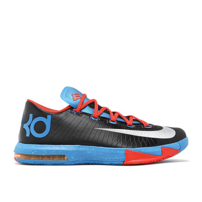 ナイキ Nike 【 Kd 6 \u0027Away\u0027 Men Black/Metallic Silver-Team Orange-Photo Blue 】 メンズ 黒いこと 黒いこと 青み 青色