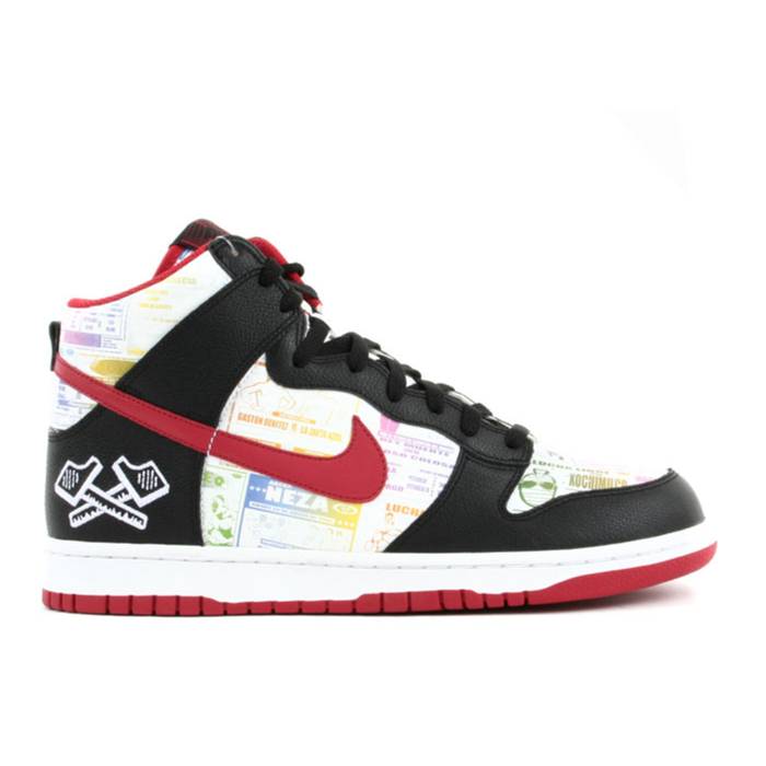 ナイキ Nike 【 Dunk High Premium 'Lucha Libre' Men Black/Sport Red-White 】 ダンク ハイ Premium プレミアム メンズ 黒色 ブラック