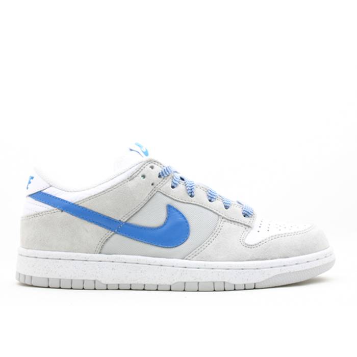ナイキ Nike 【 Dunk Low 塩素 Men Neutral Grey/New Blue-White 】 ダンク メンズ 薄墨色 薄墨色