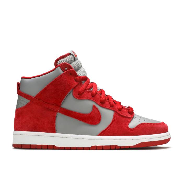ナイキ Nike 【 Dunk High Pro Sb Unlv Men Medium Grey/Varsity Red 】 ダンク ハイ プロ エスビー メンズ 灰色 グレー Red 赤・レッド
