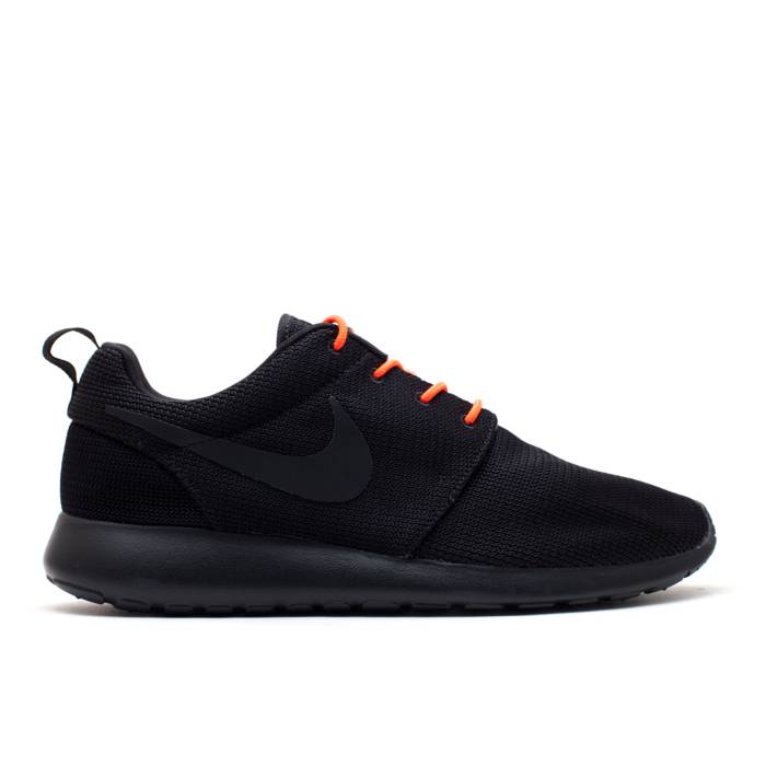 ナイキ Nike 【 Rosherun Men Black/Total Crimosn 】 置き目シラン メンズ 黒いこと 黒いこと