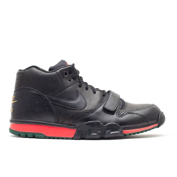 ナイキ Nike 【 Air Trainer 1 Mid Prm Qs 'Draft Day' Men Black/Black-Hyper Red-Grg Grn 】 トレーナー ミッド メンズ 黒色 ブラック｜スニケス 90,860円