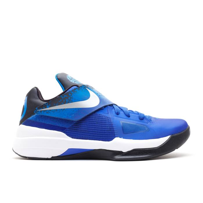 ナイキ Nike 【 Zoom Kd 4 'Eybl' Men Trsr Bl/Mtllc Slvr-Blk-Pht Bl 】 ズーム メンズ｜スニケス