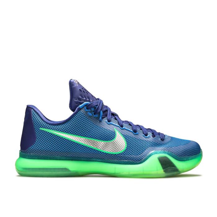 ナイキ Nike 【 Kobe 10 \u0027Emerald City\u0027 Men Deep Emerald/Metallic Silver-Green Shock 】 Kobe コービー メンズ ディープ ぼうぜん自失