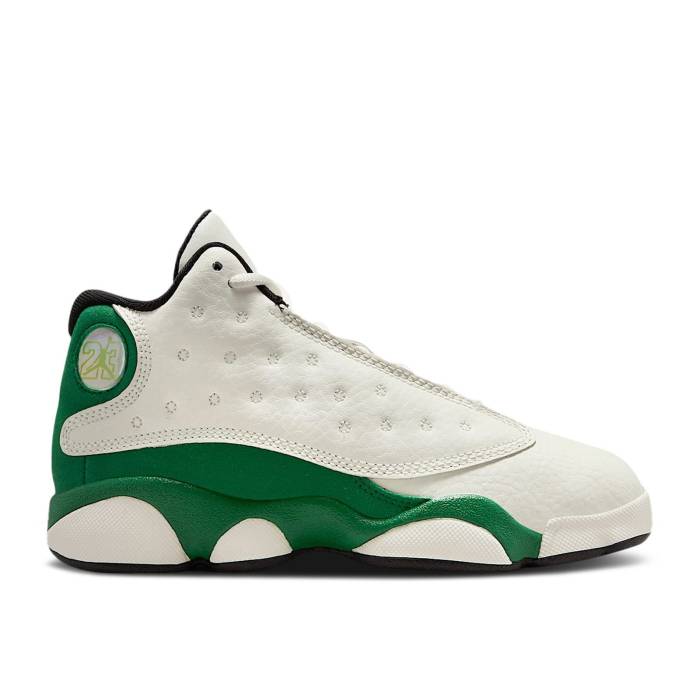 ナイキ エアジョーダン Air Jordan 【 Jordan 13 Retro Ps 'Sail Pine Green' Youth Sail/Black/Pine Green 】 13 サーティーン レトロ ジュニア キッズ 黒色 ブラック green 緑・グリーン|スニケス