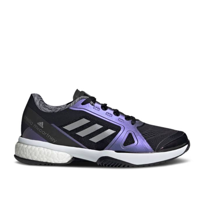 アディダス Adidas 【 Stella Mccartney X Wmns Court 'Black Silver Metallic' Women Core Black/Silver Metallic/Cloud White 】 コート Silver 銀色・シルバー レディース コア 黒色 ブラック Silver 銀色・シルバー 白色 ホワ