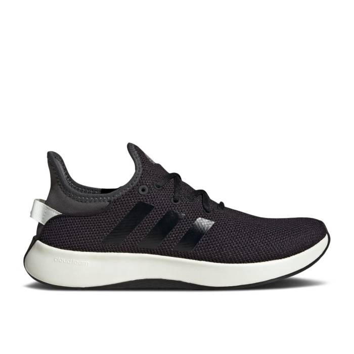 アディダス Adidas 【 Wmns Cloudfoam Pure \u0027Black Grey\u0027 Women Core Black/Core Black/Grey Six 】 純然たる レディース 中核グループ 黒いこと 黒いこと 薄墨色 薄墨色