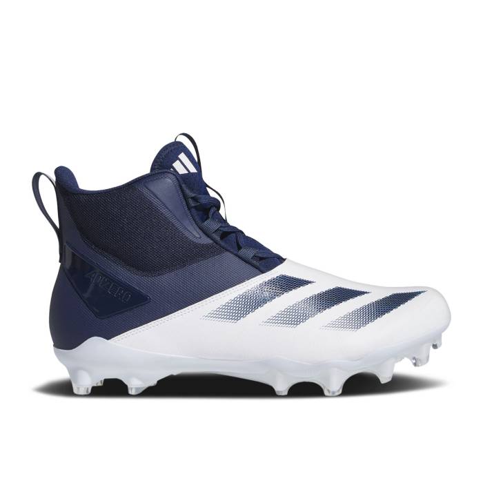 アディダス Adidas 【 Adizero Chaos 'White Team Navy' Men Cloud White/Team Navy/Cloud White 】 アディゼロ Team チーム メンズ 白色 ホワイト Team チーム 紺色 ネイビー｜スニケス