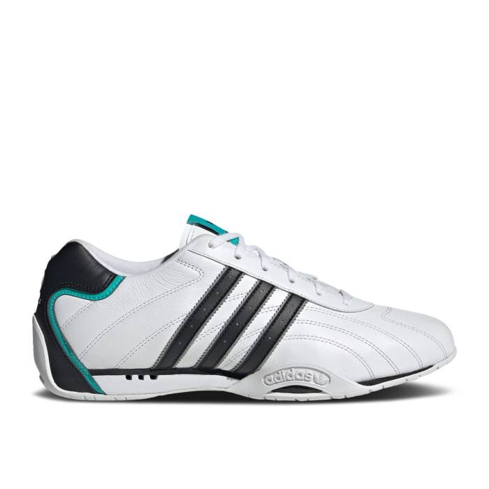 アディダス Adidas 【 Mercedes-Amg Petronas Formula One Team X Adi Racer Low \u0027White Black Silver Metallic\u0027 Men Cloud White/Core Black/Silver Metallic 】 Team 野球クラブ 黒いこと 黒いこと Silver しろがね色・しろがね色 メンズ 白いこと 白いこと