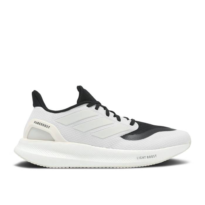 アディダス Adidas 【 Pureboost 5 \u0027White Black\u0027 Men Cloud White/Core White/Core Black 】 メンズ 白いこと 白いこと 中核グループ 黒いこと 黒いこと