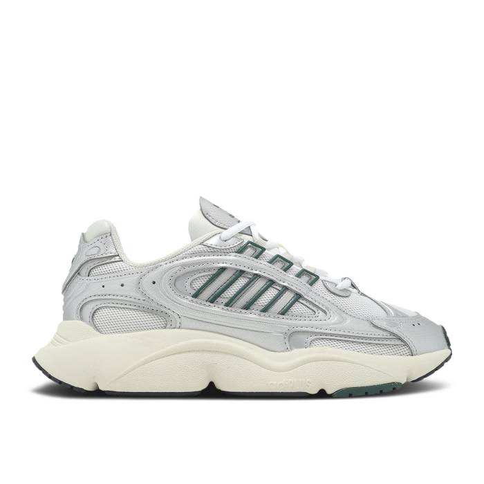 アディダス Adidas 【 Wmns Ozmillen \u0027Silver Metallic Mineral Green\u0027 Women Silver Metallic/Mineral Green/Grey One 】 レディース Silver しろがね色・しろがね色 green 緑・緑であること 薄墨色 薄墨色
