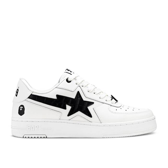 ベイプ Bape 【 Wmns Sta Icon #1 \u0027White Black Croc\u0027 Women Black 】 アイコン 黒いこと 黒いこと レディース 黒いこと 黒いこと
