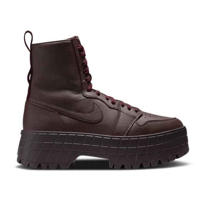 ナイキ エアジョーダン Air Jordan 【 Wmns Jordan 1 High Brooklyn \u0027Burgundy Crush\u0027 Women Burgundy Crush/Burgundy Crush/Brown Basalt 】 御機嫌 ブルックリン レディース ぶどう酒色・バーガンディー 赤銅色 赤銅色