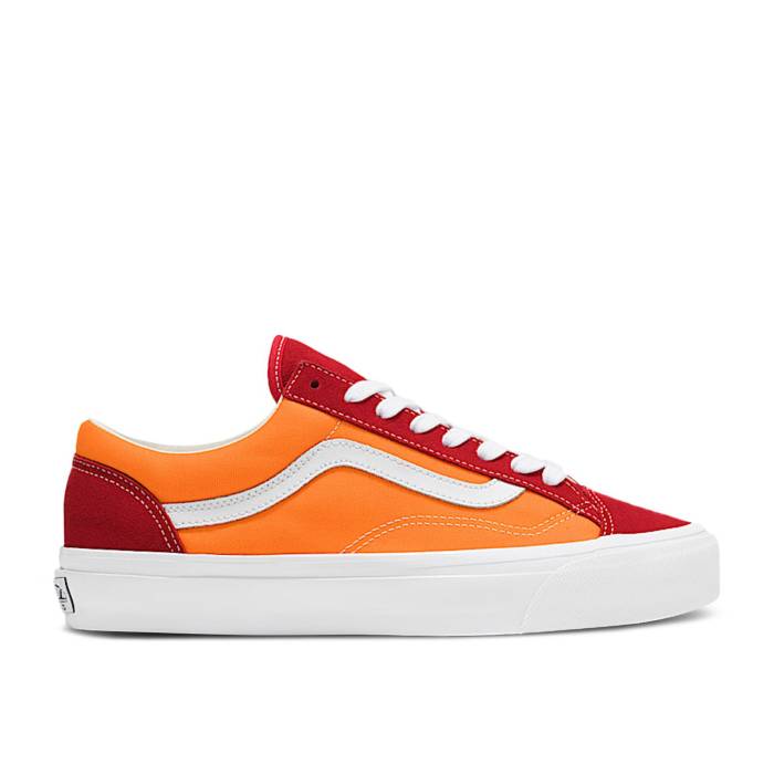 ヴァンズ Vans 【 Old Skool 36 Lx \u0027Racing Red Oriole Orange\u0027 Men Racing Red/Oriole Orange 】 Red 赤・赤いこと メンズ Red 赤・赤いこと orange 橙・オレンジ色