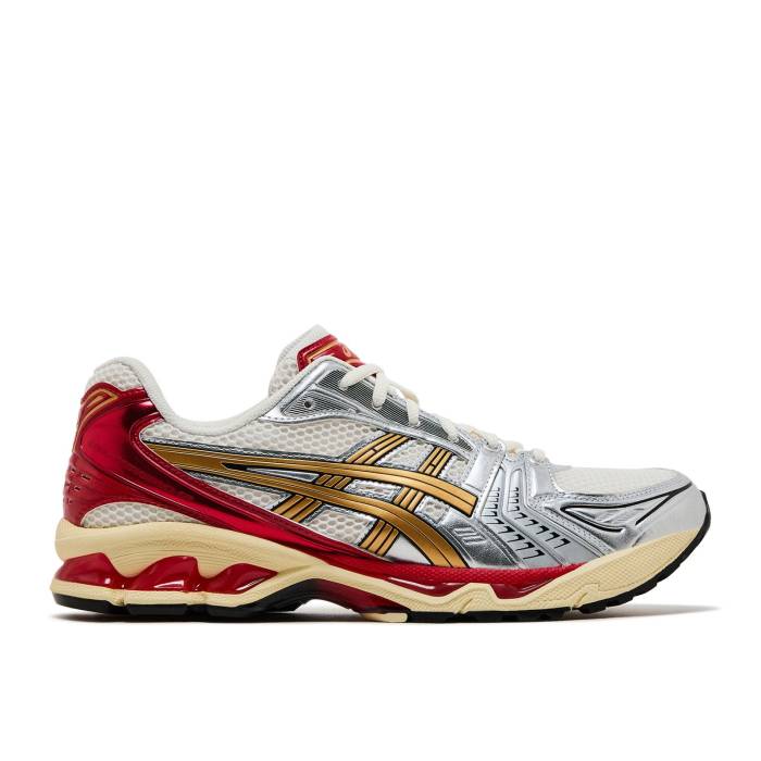 アシックス Asics 【 Gel Kayano 14 \u0027Just Say No\u0027 Sneaker Politics Exclusive Men Cream/Pure Gold 】 靴 スニーカー メンズ 皮膚軟化剤 純然たる ゴールド