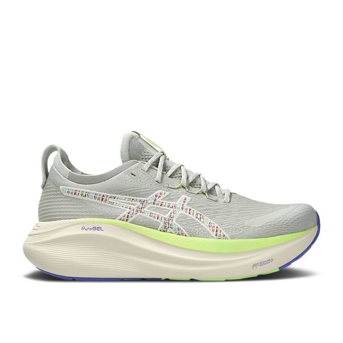 アシックス Asics 【 Gel Nimbus 27 Tr \u0027Nature Bathing\u0027 Men Nature Bathing/Lime Green 】 メンズ 菩提樹 green 緑・緑であること