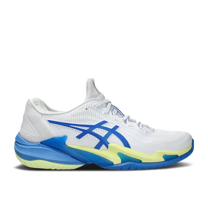 アシックス Asics 【 Wmns Court Ff 3 \u0027White Illusion Blue\u0027 Women White/Illusion Blue 】 厚地の外套 レディース 白いこと 白いこと 青味 青み