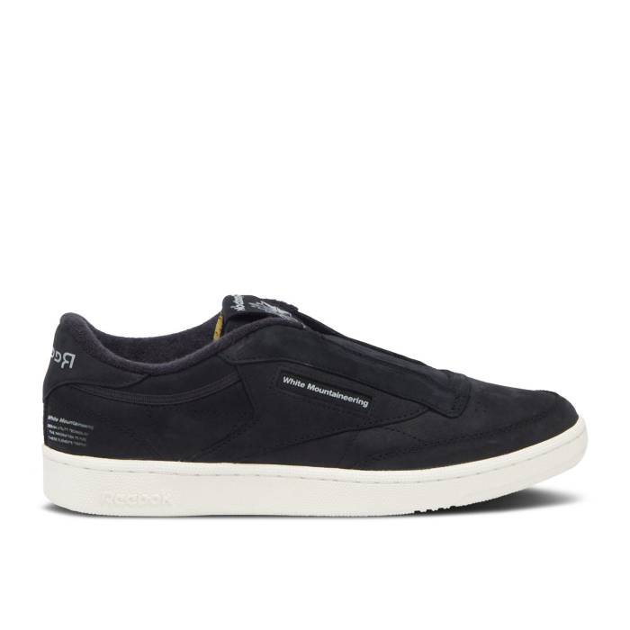 リーボック Reebok 【 White Mountaineering X Club C 85 \u0027Black Chalk\u0027 Men Black/Chalk/Grey 】 白いこと 白いこと 野球クラブ メンズ 黒いこと 黒いこと 薄墨色 薄墨色