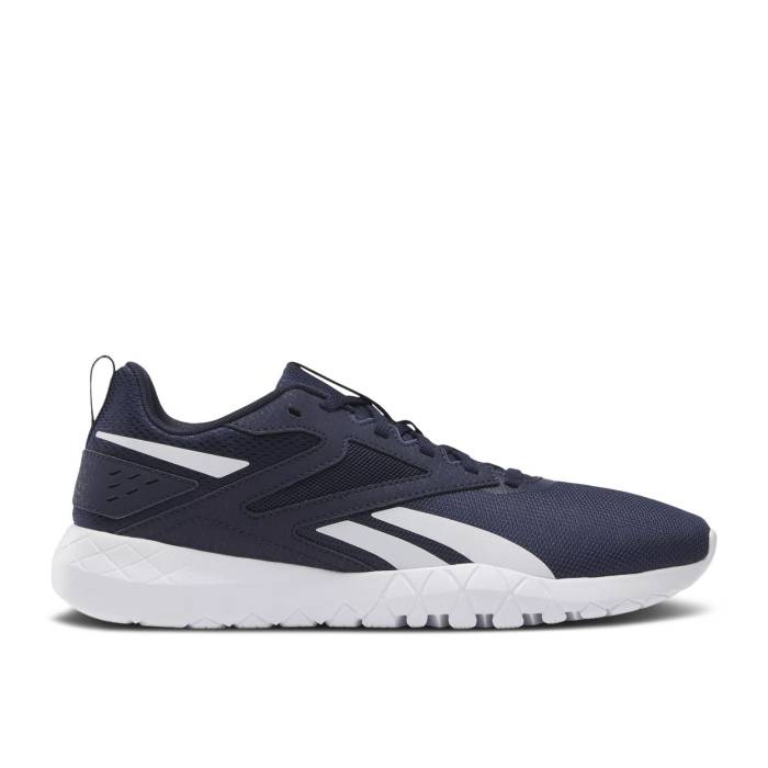 リーボック Reebok 【 Flexagon Energy 4 'Vector Navy' Men Vector Navy/White/Hoops Blue 】 エナジー メンズ 紺色 ネイビー 白色 ホワイト 青色 ブルー｜スニケス