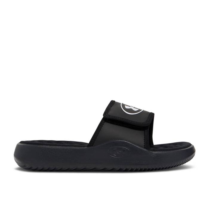 アンダーアーマー Under Armour 【 Wmns Ignite Pro 8 Slide \u0027Galaxy Black White\u0027 Women Black/Galaxy Black/White 】 イグナイト 労働者階級 Slide サンダル 黒いこと 黒いこと レディース 黒いこと 黒いこと 天の川 白いこと ホワイ