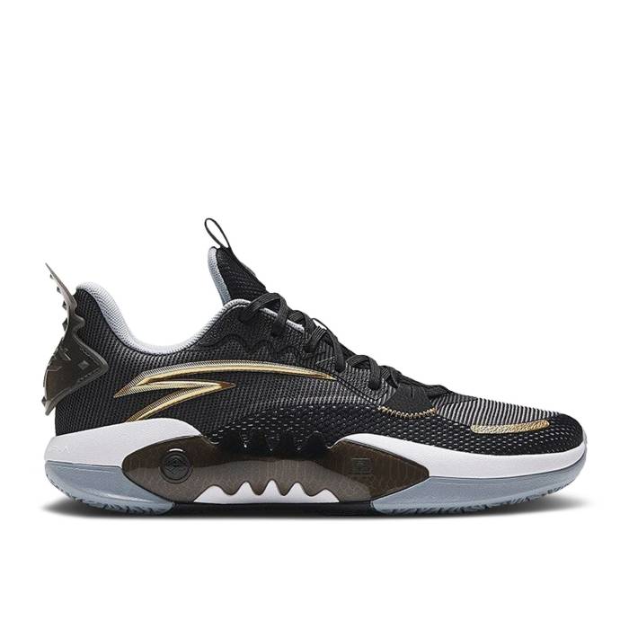 Anta 【 Shock Wave 5 \u0027Black Gold\u0027 Men Black/Gold 】 ぼうぜん自失 Wave ウェーブ・ウェイブ メンズ 黒いこと 黒いこと ゴールド
