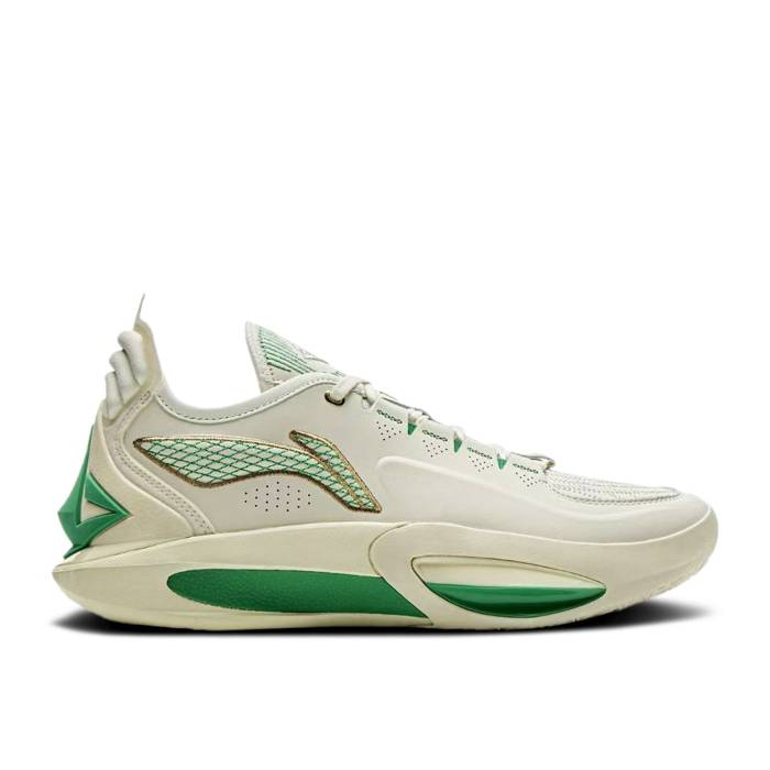 リーニン Li-Ning 【 Jb3 \u0027Milk White Green\u0027 Men Milk White 】 白いこと 白いこと メンズ 白いこと 白いこと