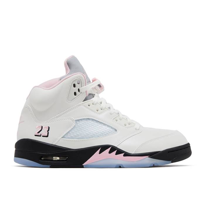 ナイキ エアジョーダン Air Jordan 【 Jordan 5 Retro \u0027Medium Soft Pink\u0027 Men White/Medium Soft Pink/Black 】 レトロ メンズ 白いこと 白いこと pink サクラ色 黒いこと 黒いこと
