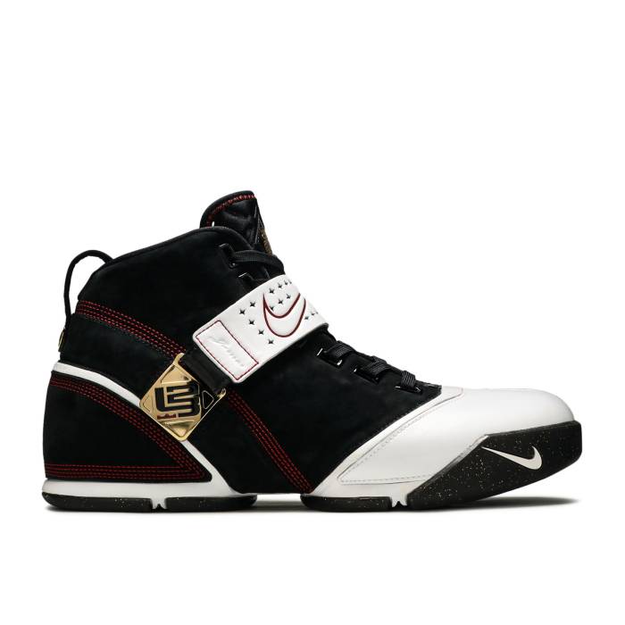 ナイキ Nike 【 Zoom Lebron 5 \u0027Fearless\u0027 Men Black/White-Vrsty Crimson-Blk 】 望遠レンズ Lebron レブロン メンズ 黒いこと 黒いこと
