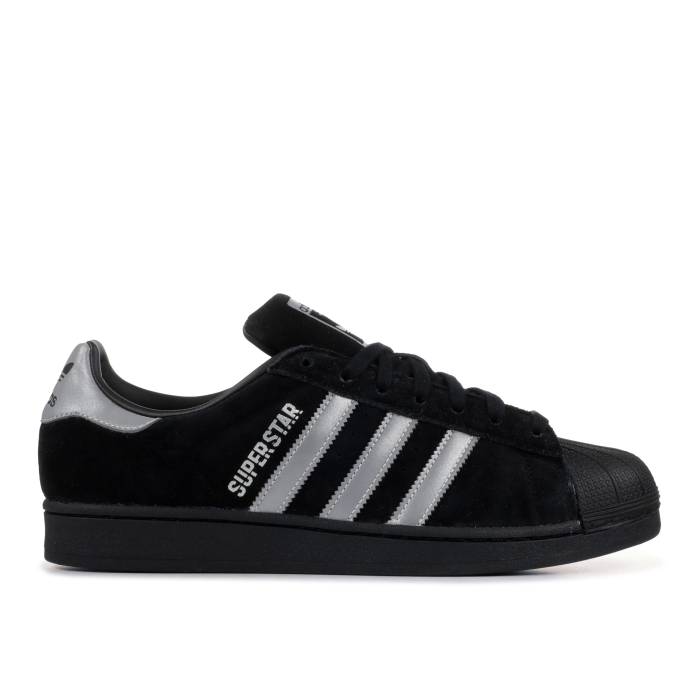 アディダス Adidas 【 Superstar 'Black Silver' Men Core Black/Core Black/Metallic Silver 】 Superstar スーパースター メンズ コア 黒色 ブラック Silver 銀色・シルバー