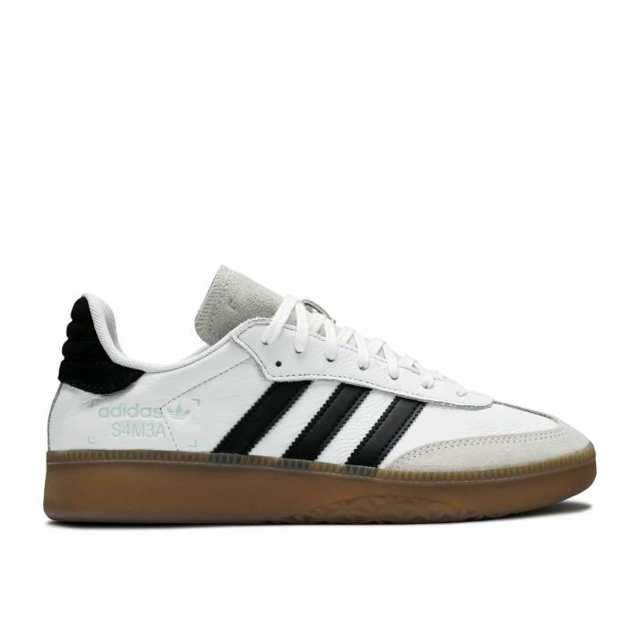 アディダス Adidas 【 Samba Rm \u0027White Black Gum\u0027 Men Cloud White/Core Black/Clear Mint 】 サンバ 黒いこと 黒いこと メンズ 白いこと 白いこと 中核グループ 黒いこと 黒いこと
