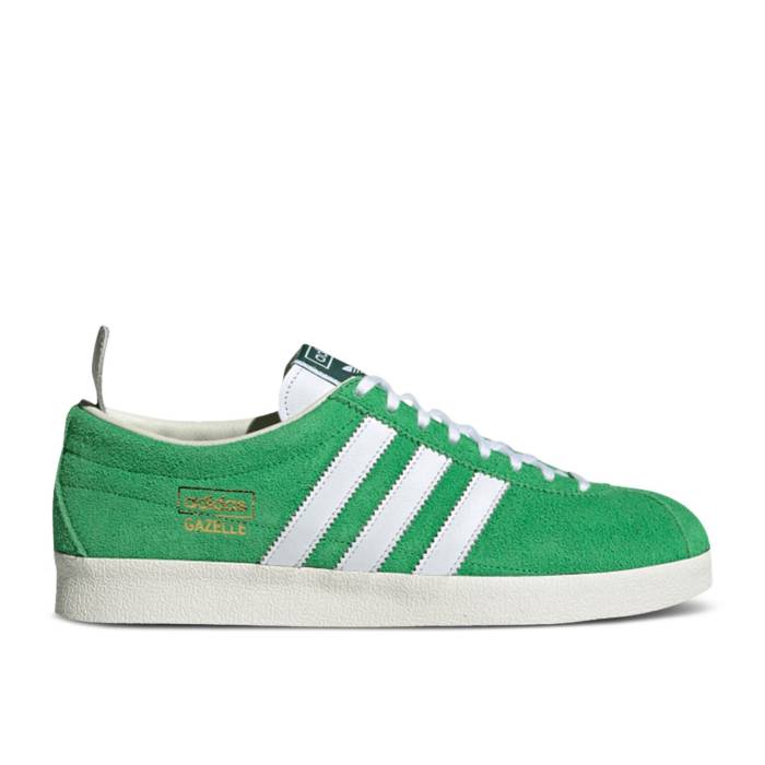 アディダス Adidas 【 Gazelle Vintage 'Semi Flash Green' Men Semi Flash Green/Cloud White/Off White 】 ガゼル vintage ビンテージ・ヴィンテージ メンズ green 緑・グリーン 白色 ホワイト