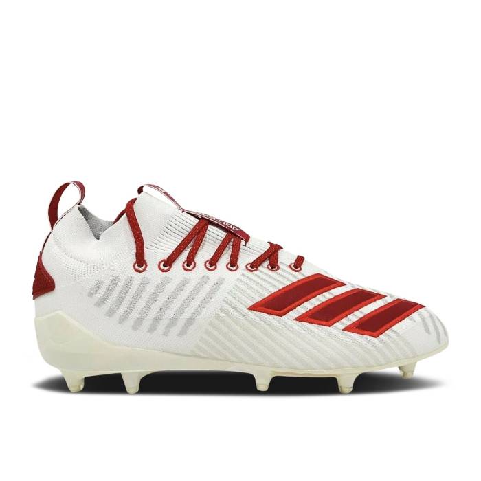 アディダス Adidas 【 Adizero 8.0 Primeknit 'White Red' Men Cloud White/Silver Metallic/Red 】 アディゼロ メンズ 白色 ホワイト Silver 銀色・シルバー Red 赤・レッド