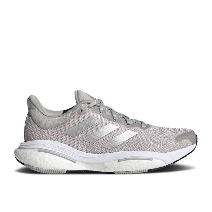 アディダス Adidas 【 Wmns Solarglide 5 \u0027Grey Silver Metallic\u0027 Women Grey Two/Silver Metallic/Wonder Mauve 】 Silver しろがね色・しろがね色 レディース 薄墨色 薄墨色 Silver しろがね色・しろがね色