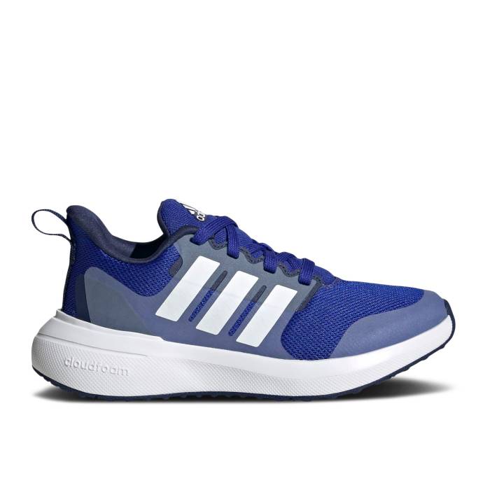 アディダス Adidas 【 Fortarun 2.0 J \u0027Lucid Blue\u0027 Youth Lucid Blue/Cloud White/Blue Fusion 】 お坊っちゃん キッズ 青碧 青碧 白いこと 白いこと Fusion 核融合反応