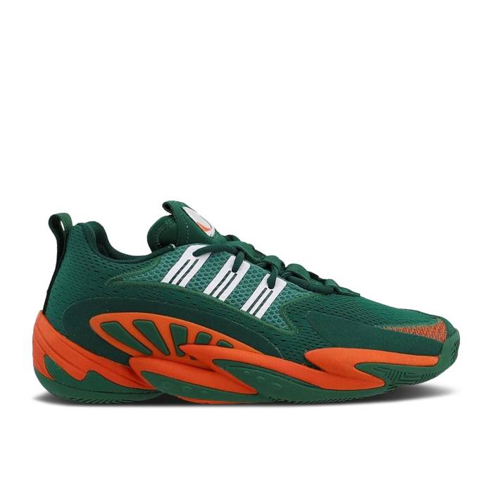 アディダス Adidas 【 Crazy Byw 2.0 'Miami Hurricanes' Pe Men Dark Green/Clear Orange/Footwear White 】 クレイジー メンズ green 緑・グリーン orange 橙・オレンジ 白色 ホワイト 42,315円