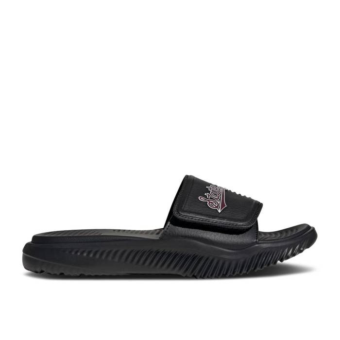 アディダス Adidas 【 Alphabounce Slide 2.0 'Ncaa Pack - Mississippi State' Men Core Black/Team Maroon/Cloud White 】 Slide サンダル メンズ コア 黒色 ブラック Team チーム マルーン 白色 ホワイト