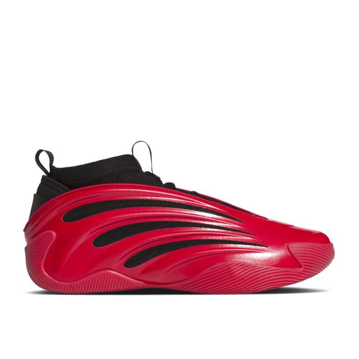 アディダス Adidas 【 Harden Vol. 9 'Red Metallic' Men Pure Ruby/Core Black/Lucid Blue 】 ハーデン メンズ ピュア コア 黒色 ブラック 青色 ブルー