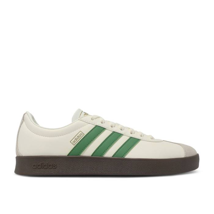 アディダス Adidas 【 Vl Court Classic \u0027Off White Collegiate Green\u0027 Men Off White/Collegiate Green/Alumina 】 厚地の外套 古典派音楽 白いこと 白いこと メンズ 白いこと 白いこと green 緑・緑であること