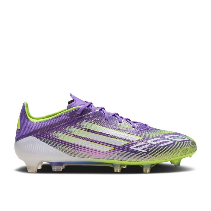 アディダス Adidas 【 Adizero F50 Elite Fg \u0027Radiant Blaze Pack\u0027 Men Purple Rush/Cloud White/Lucid Lemon 】 アディゼロ エリート メンズ Purple 紫・パープル rush 混雑時 白いこと 白いこと