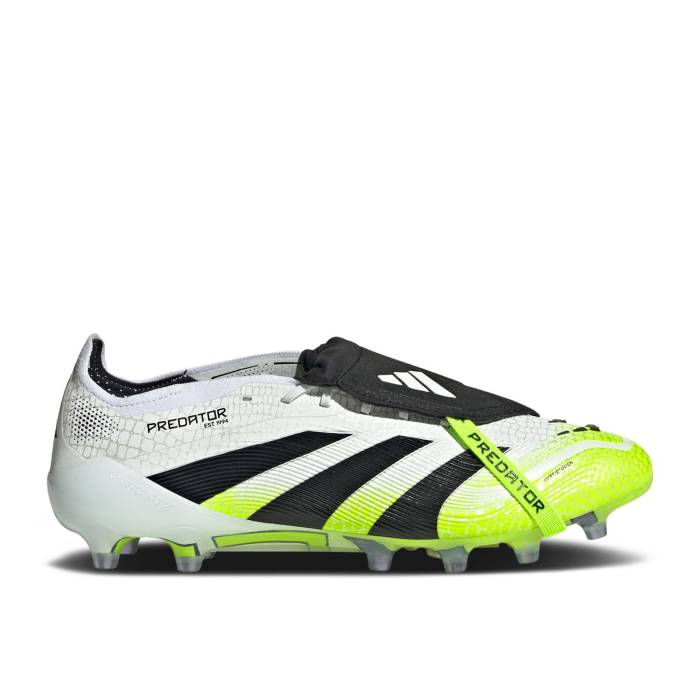 アディダス Adidas 【 Predator Elite Foldover Tongue 銀 \u0027Radiant Blaze Pack\u0027 Men Cloud White/Core Black/Lucid Lemon 】 プレデター エリート メンズ 白いこと 白いこと 中核グループ 黒いこと 黒いこと
