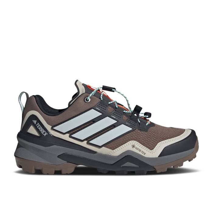 アディダス Adidas 【 Wmns Terrex Skychaser Gore-Tex \u0027Earth Strata\u0027 Women Earth Strata/Grey One/Semi Flash Aqua 】 ゴアテックス レディース 薄墨色 薄墨色 アクア