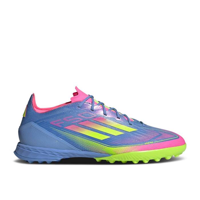 アディダス Adidas 【 Adizero F50 Pro Tf 'Celestial Victory Pack' Men Blue Fusion/Lucid Lemon/Lucid Pink 】 アディゼロ プロ Victory ビクトリー メンズ 青色 ブルー Fusion フュージョン pink ピンク