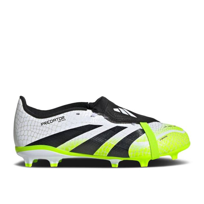 アディダス Adidas 【 Predator League Foldover Tongue Fg Mg K \u0027Radiant Blaze Pack\u0027 Youth Cloud White/Core Black/Lucid Lemon 】 プレデター お坊っちゃん キッズ 白いこと 白いこと 中核グループ 黒いこと 黒いこと