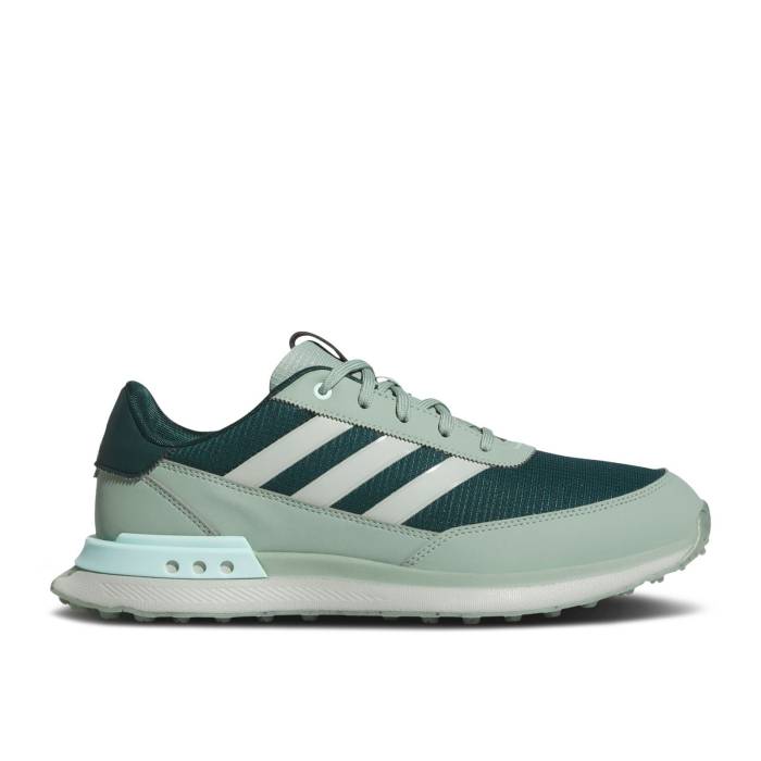 アディダス Adidas 【 S2G 24 Spikeless Golf \u0027Aurora Ivy\u0027 Men Aurora Ivy/Wonder Silver/Silver Pebble 】 golf ゴルフ メンズ Silver しろがね色・しろがね色