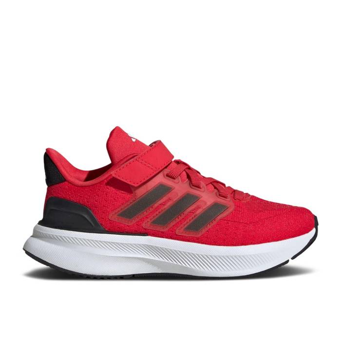 アディダス Adidas 【 Ultrarun 5 C \u0027Pure Ruby\u0027 Youth Pure Ruby/Core Black/Cloud White 】 お坊っちゃん キッズ 純一無雑 中核グループ 黒いこと 黒いこと 白いこと 白いこと