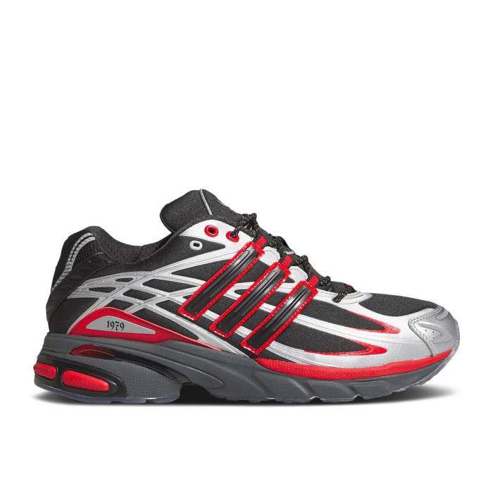 アディダス Adidas 【 Puffer Reds X Adistar Cushion 3 \u002745Th Anniversary\u0027 Men Grey/Black/Scarlet 】 レッズ メンズ 薄墨色 薄墨色 黒いこと 黒いこと
