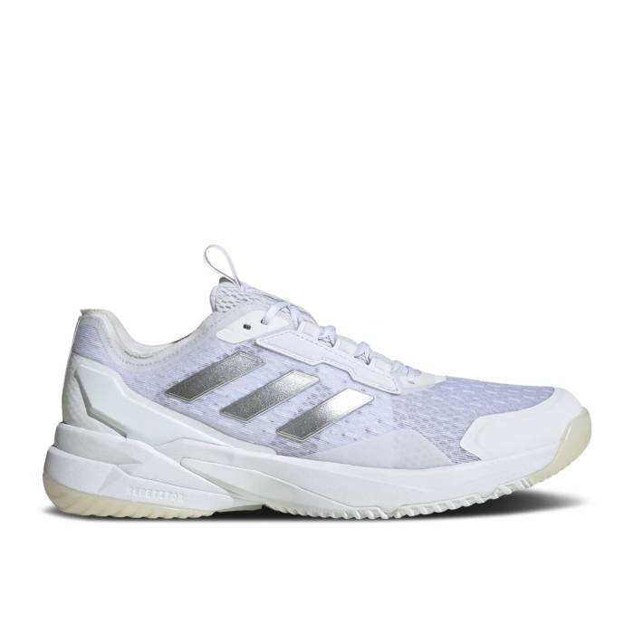 アディダス Adidas 【 Wmns Crazyflight 6 Indoor \u0027White Silver Metallic\u0027 Women Cloud White/Silver Metallic/Core Black 】 Silver しろがね色・しろがね色 レディース 白いこと 白いこと Silver しろがね色・しろがね色 中核グループ 黒いこと 黒いこと