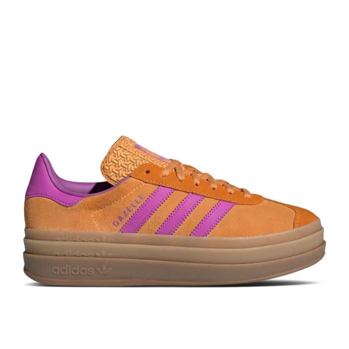 アディダス Adidas 【 Wmns Gazelle Bold \u0027Flash Orange Purple Burst\u0027 Women Flash Orange/Purple Burst/Crew Orange 】 ガゼル orange 橙・オレンジ色 Purple 紫・パープル レディース orange 橙・オレンジ色 Purple 紫・パープル バ
