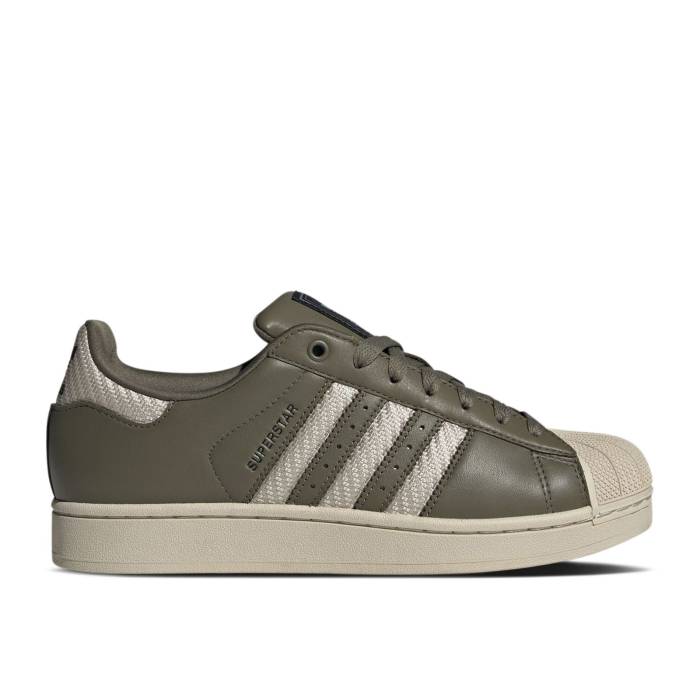 アディダス Adidas 【 Superstar 2 Dark Khaki Men Medium Dark Khaki/Bliss/Core Black 】 Superstar スーパースター メンズ カーキ コア 黒色 ブラック